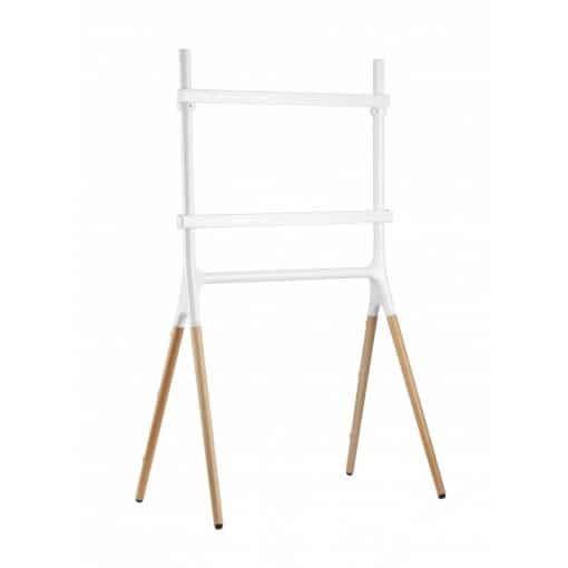 Cavalletto porta TV a quattro gambe per schermi 49″-70″ bianco